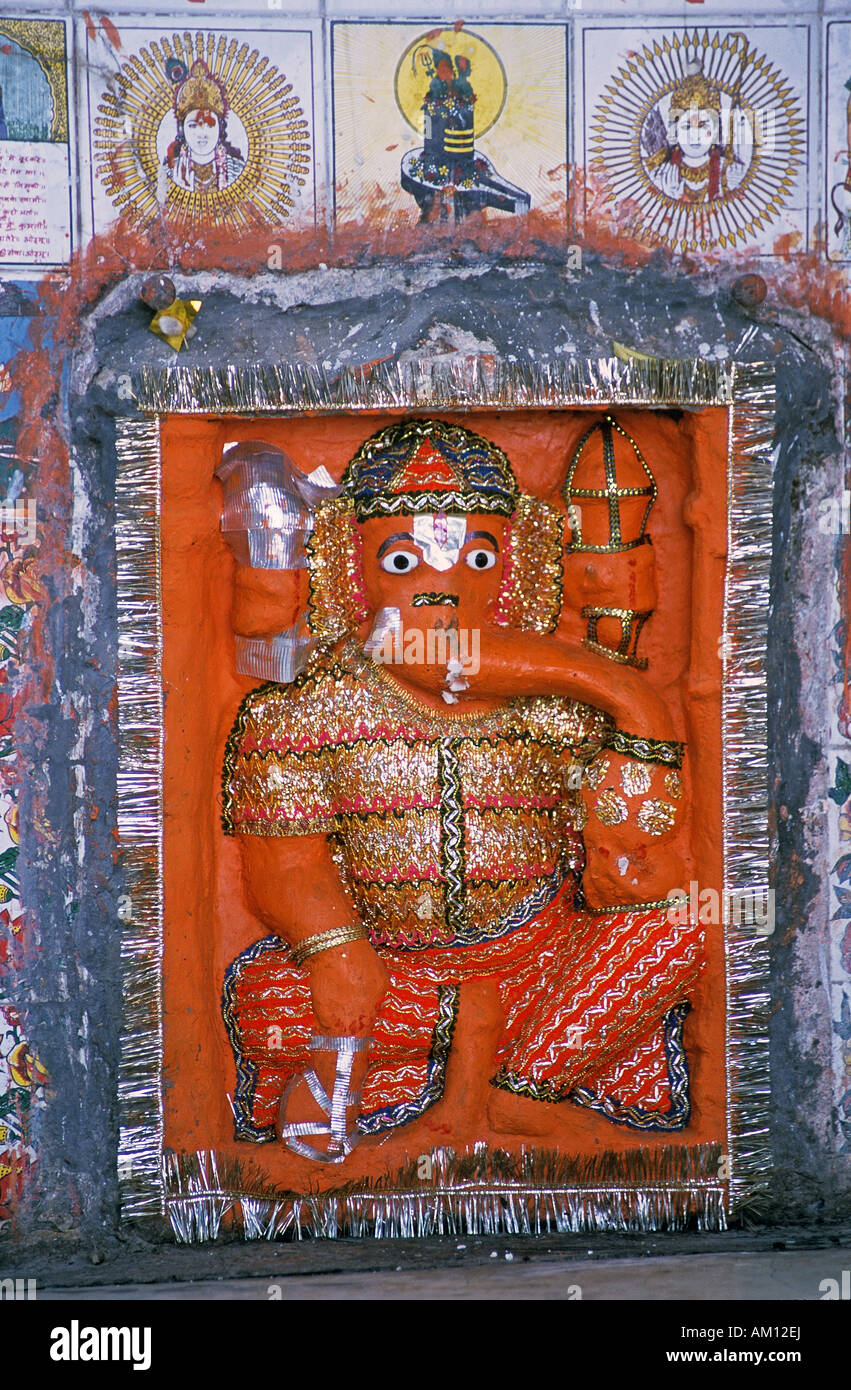 Ganesha-shrine, Gwalior, Madhya Pradesh, India, Southasia, Asia Stock Photo