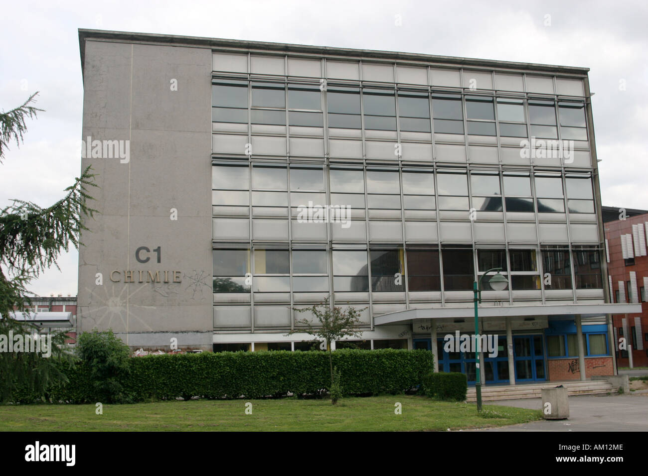 Chemistry building Universite des Sciences et Technologies de Lille France Stock Photo