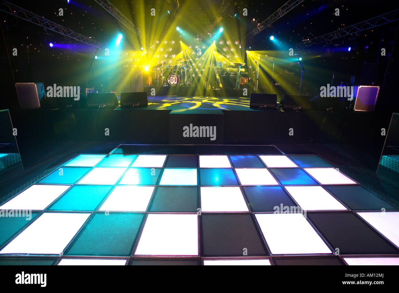 nightclub dancefloor Stock Photo