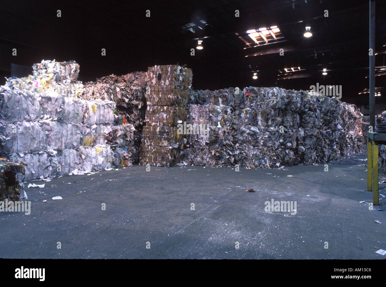 Paper Recycling Facility Stock Photo Alamy