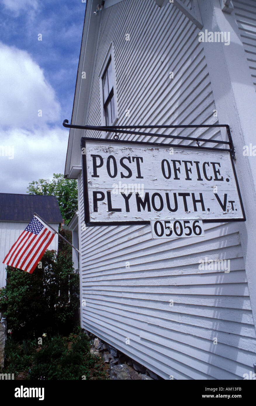 Post Office Plymouth Vermont Stock Photo Alamy