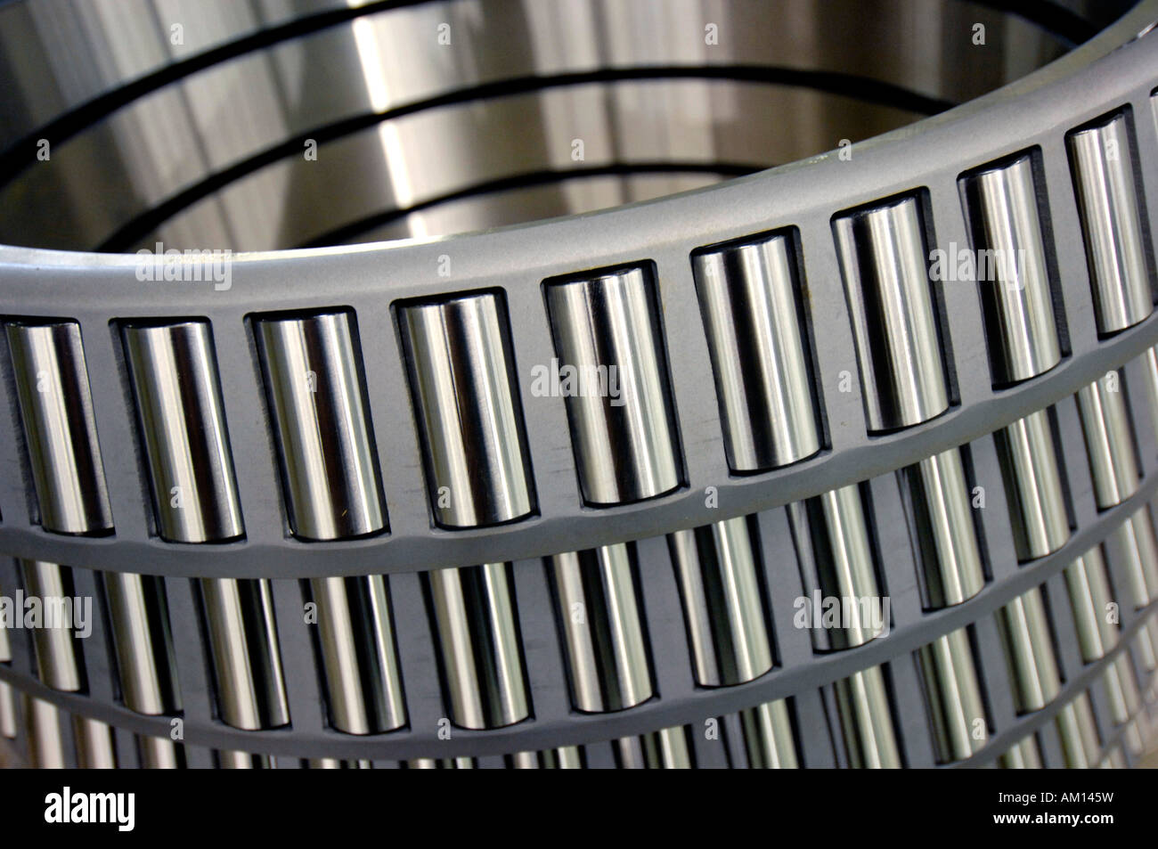 Roller bearing. Mechanical manufacturing Stock Photo Alamy