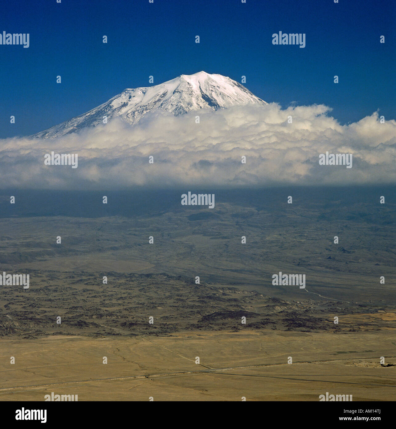 Mount Ararat, 5165 m, Anatolia, Turkey, Stock Photo