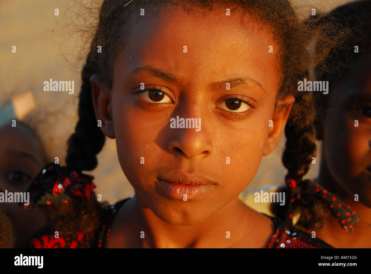 Girl, El Kurru, Sudan Stock Photo