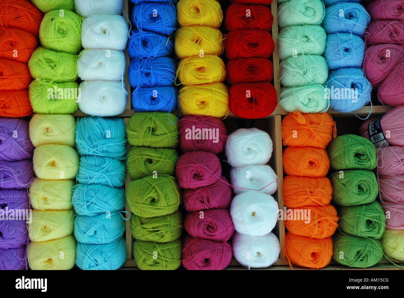 Wool-wads, Turkey Stock Photo
