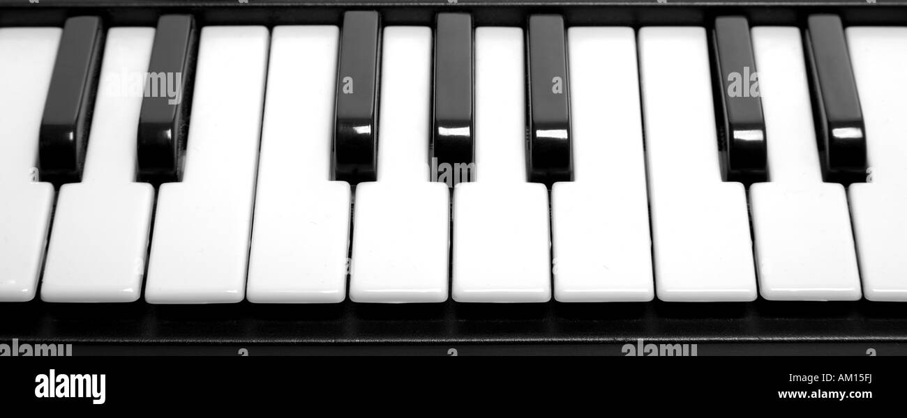 Electric organ keyboard Stock Photo Alamy