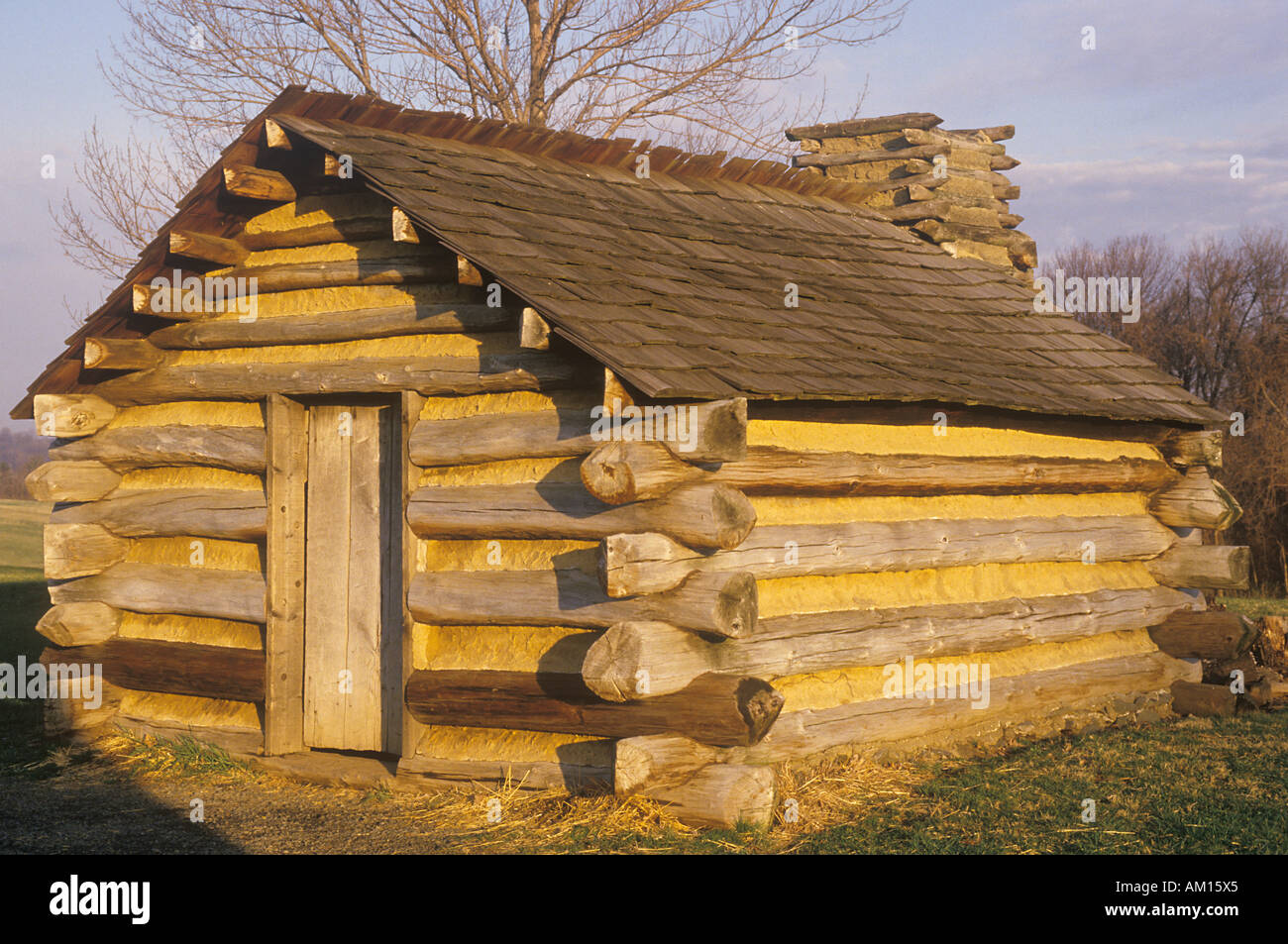 Military housing for soldiers lead by Washington during the
