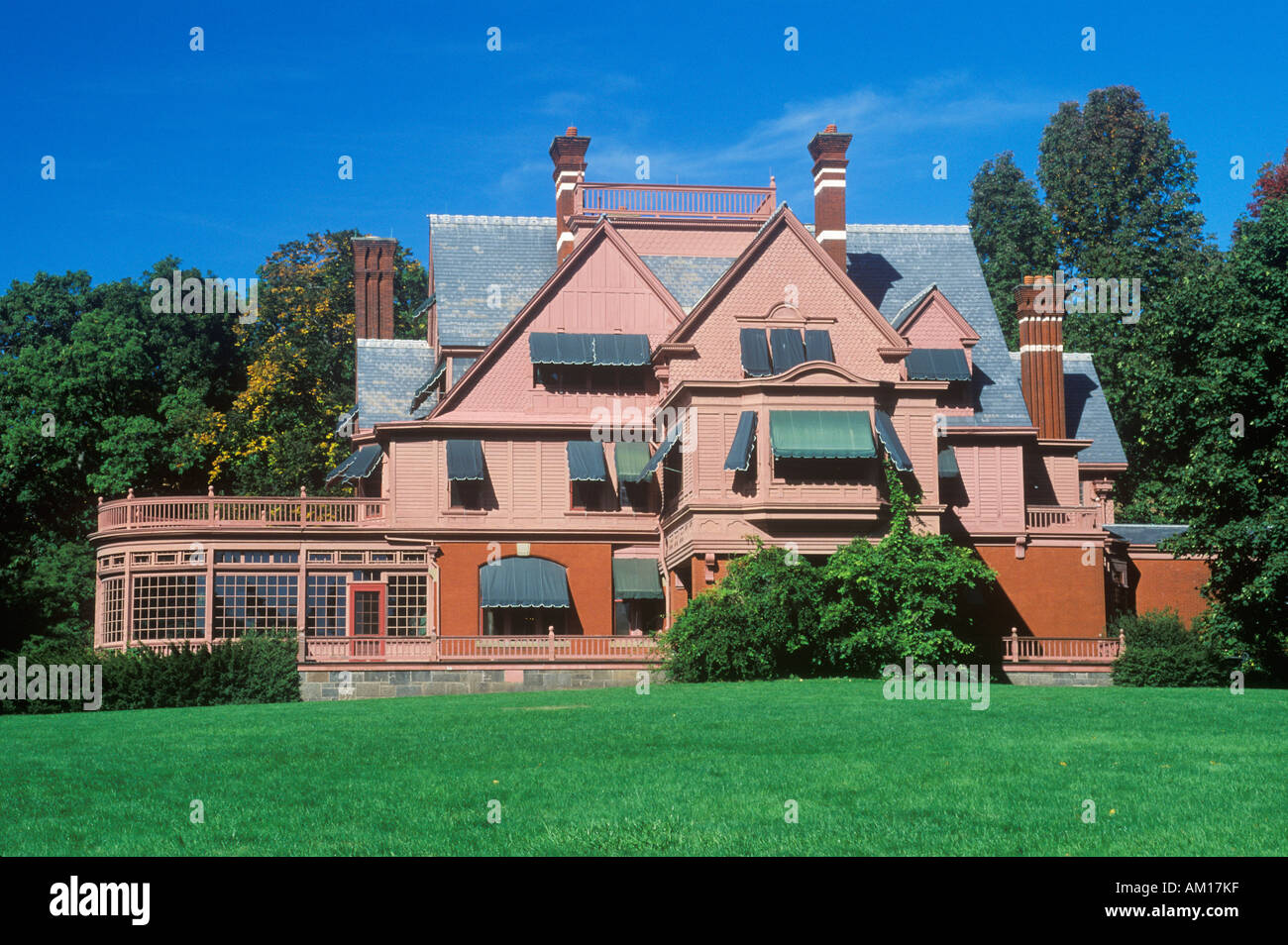 Exterior of Thomas Edison home Edison National Park West Orange NJ