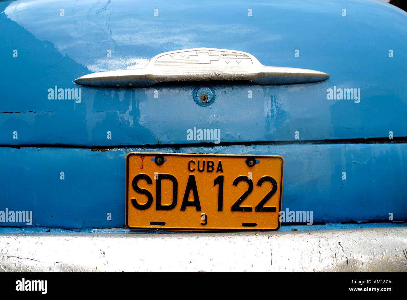 License Plate Trinidad Cuba Stock Photo Alamy