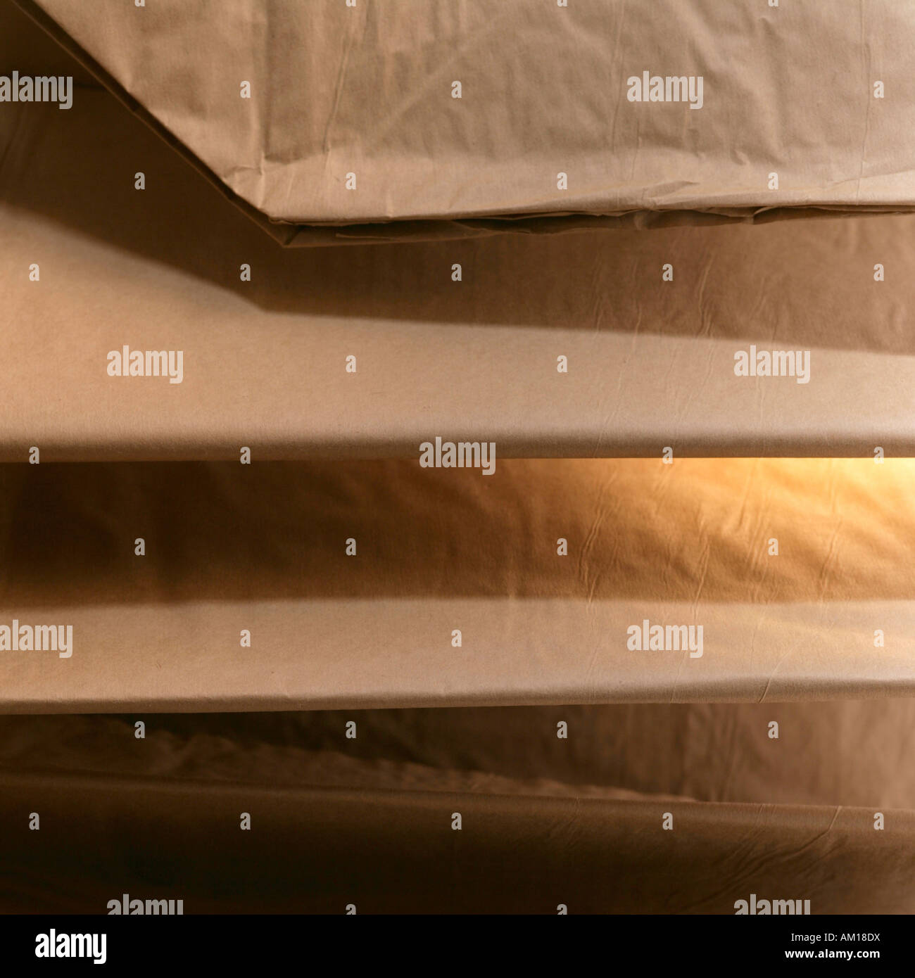 Paper garbage bags Stock Photo Alamy