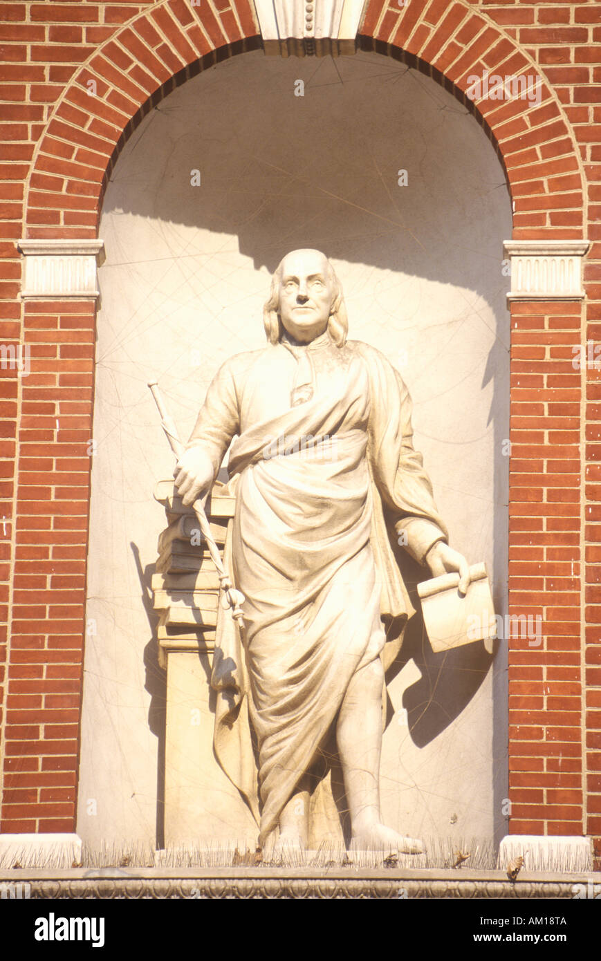 Ben Franklin statue in Philadelphia Pennsylvania Stock Photo Alamy