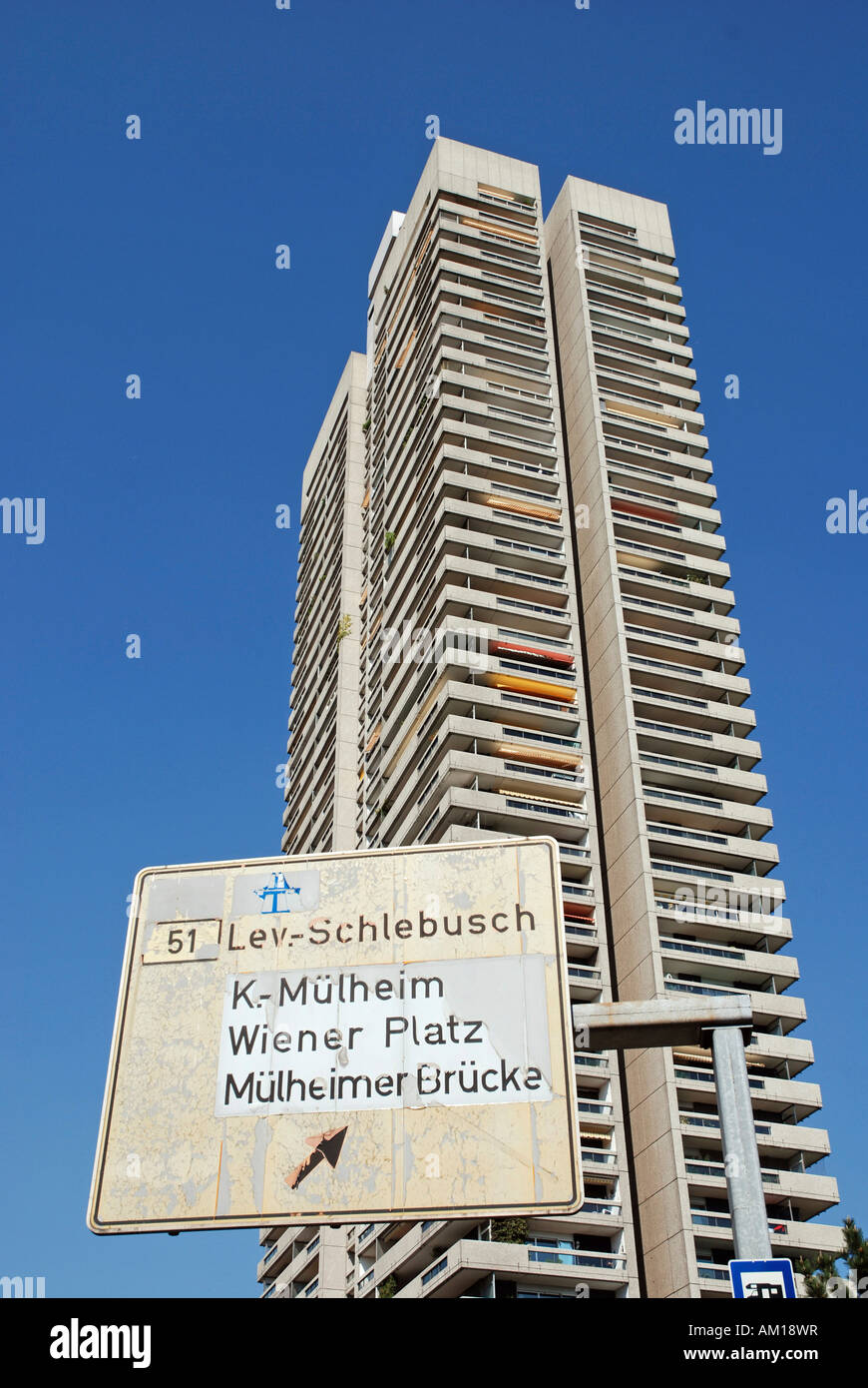 Colonia multistory building, biggest german apartment house, Cologne