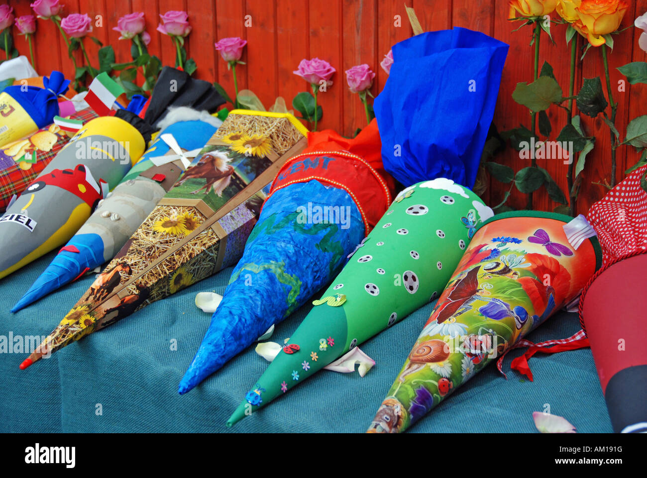 Colourful school cone hires stock photography and images Alamy