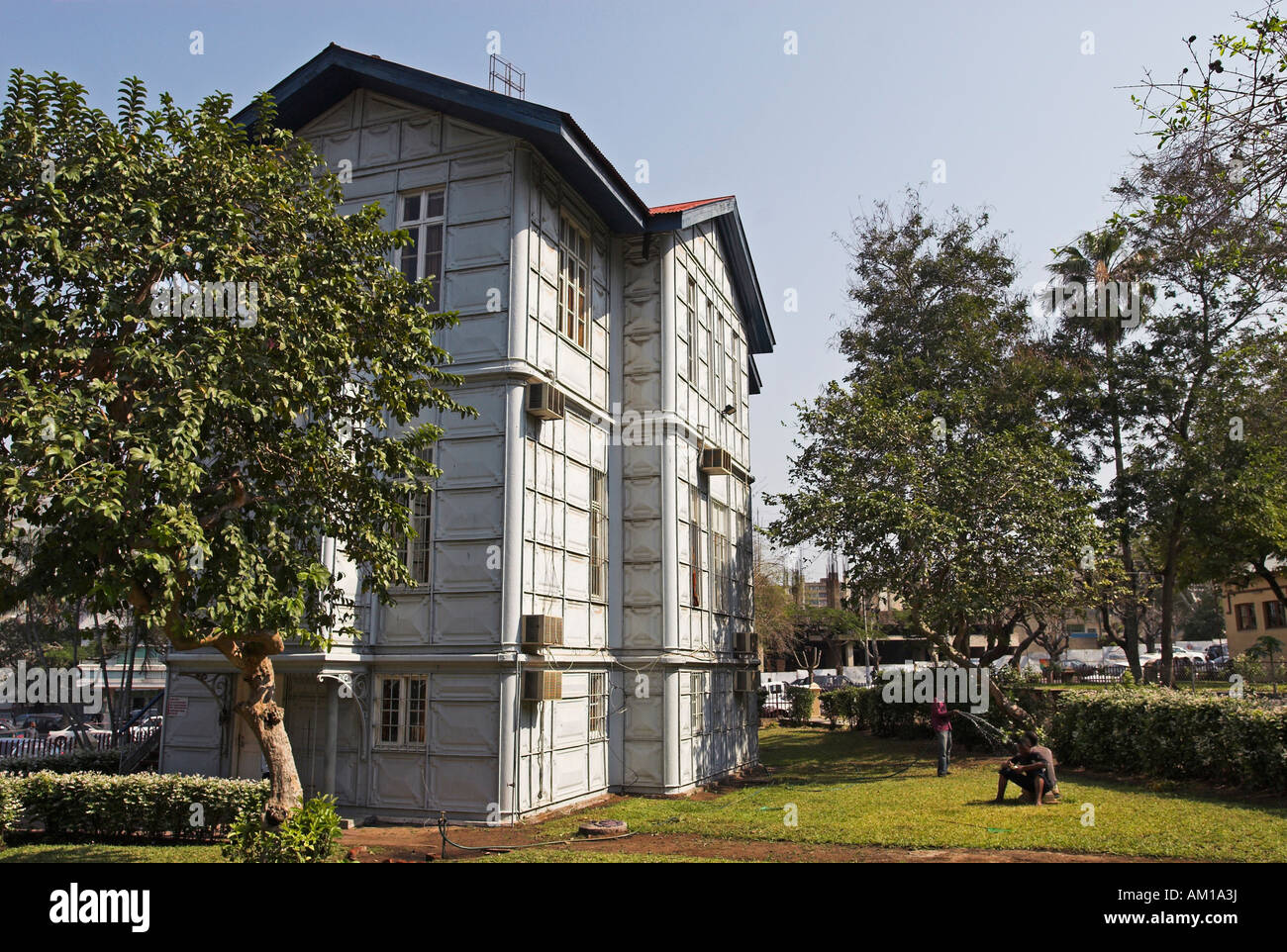 Iron house, Casa de Ferro, of Gustave Eiffel, Maputo, Mozambique, Africa Stock Photo