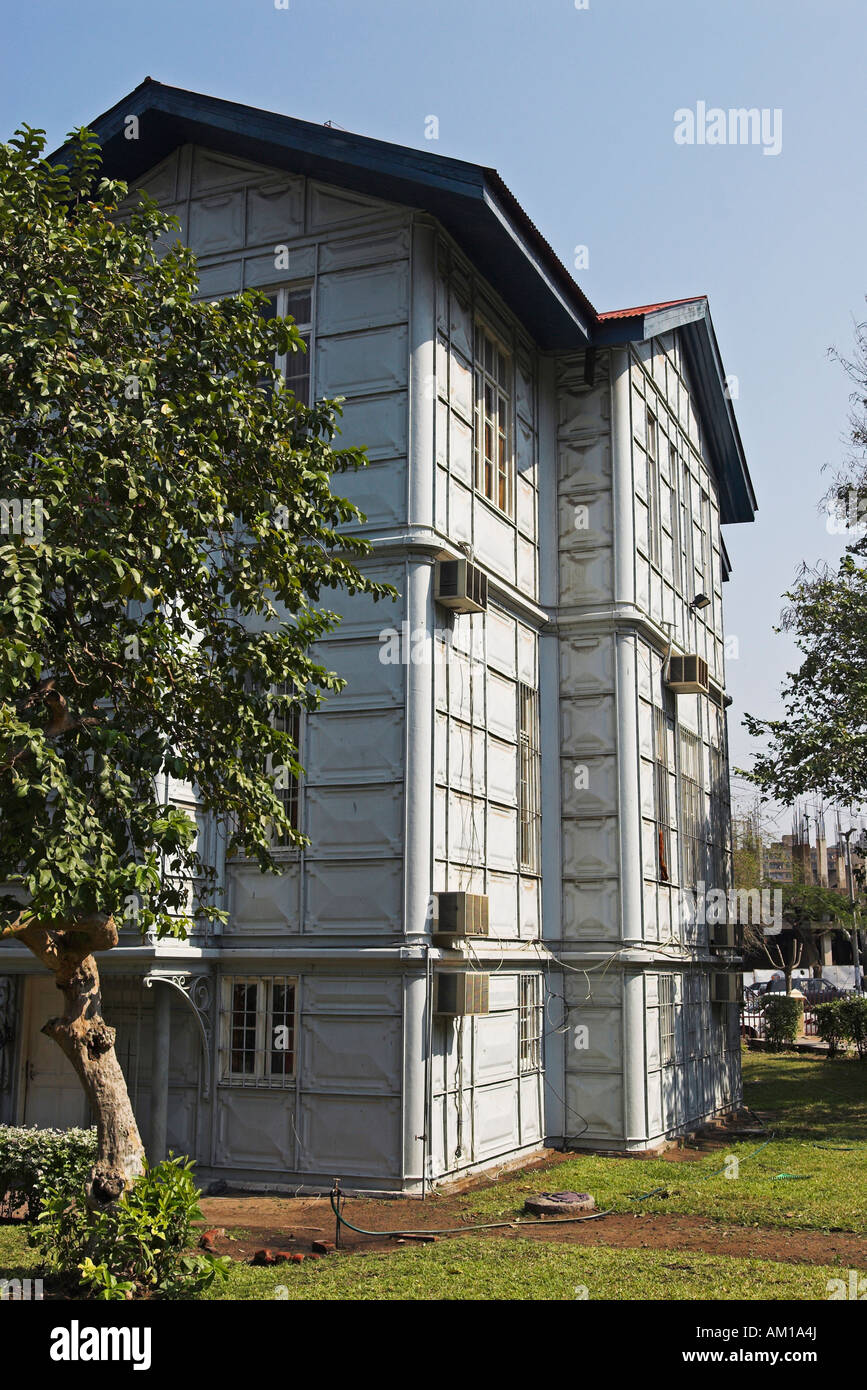 Iron house, Casa de Ferro, of Gustave Eiffel, Maputo, Mozambique, Africa Stock Photo