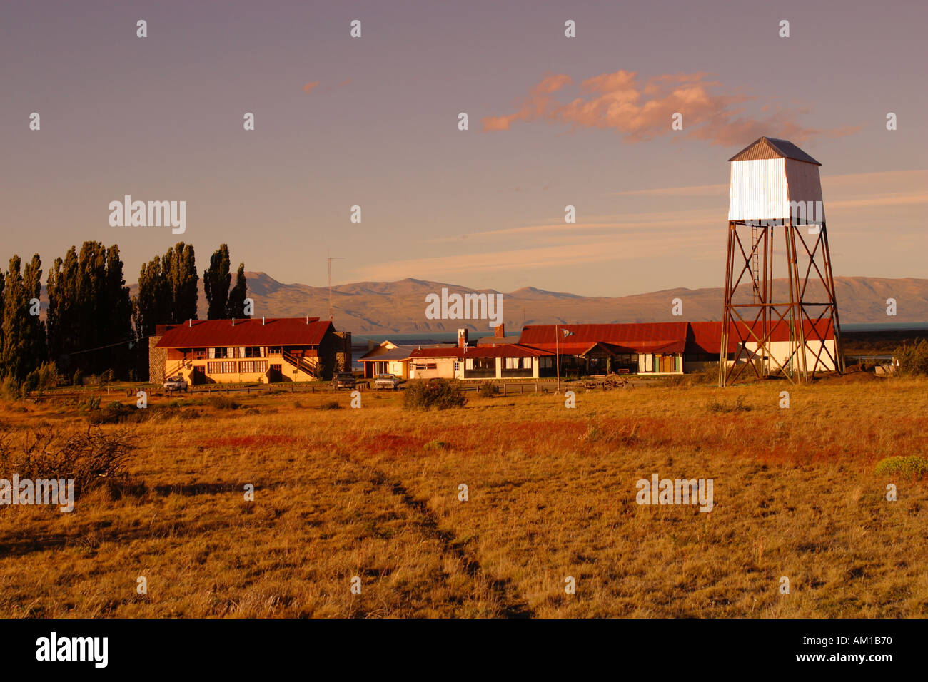 Estancia Alice Landscapes Patagonia El Calafate Argentina Stock Photo