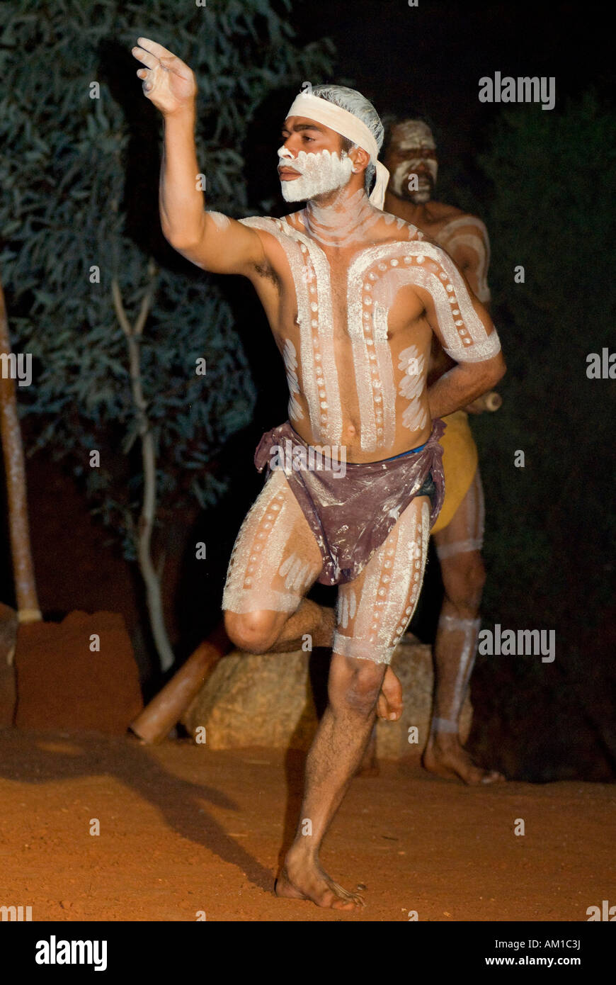 Aboriginal culture program in the Red Dreaming Centre, Alice Springs, Northern Territory, Australia Stock Photo