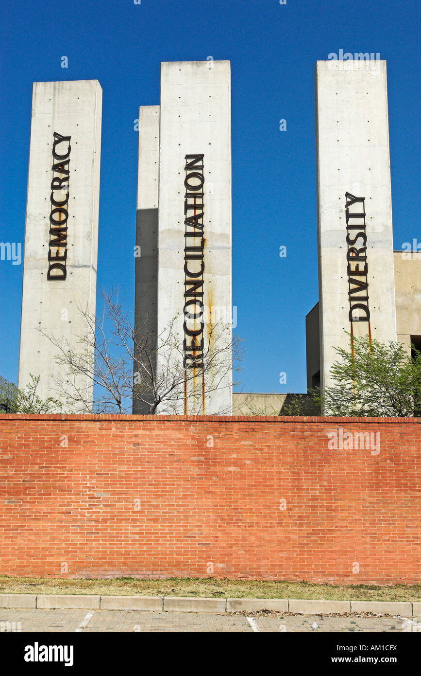 Apartheid Museum, Ormonde, Johannesburg, South Africa, Africa Stock Photo