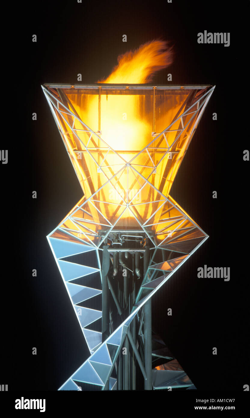 Olympic Torch Salt Lake City Utah Winter Olympics 2002 Stock Photo Alamy