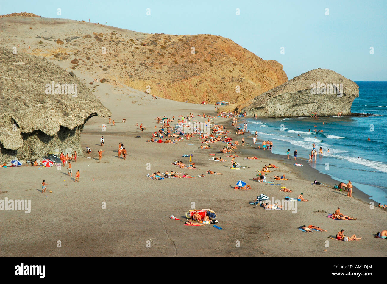 Monsul beach CABO DE GATA NATURAL PARK Almeria province Andalusia Spain Stock Photo