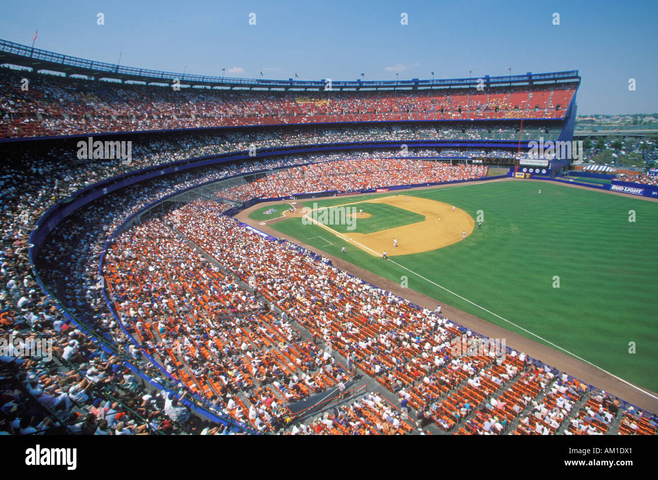 Infield of a major league baseball game Stock Photo Alamy