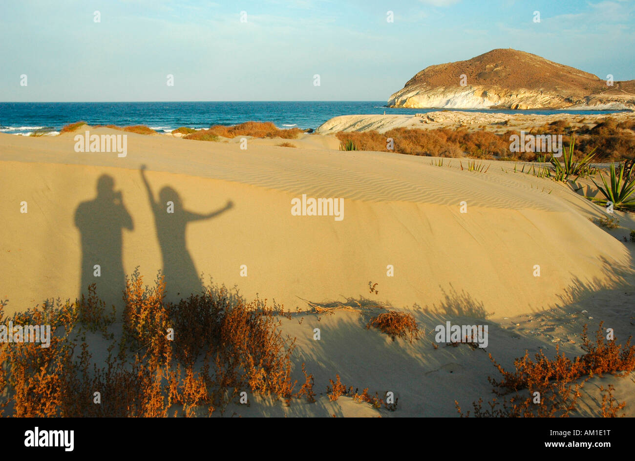 Genoveses beach CABO DE GATA NATURAL PARK Almeria province Andalusia Spain Stock Photo