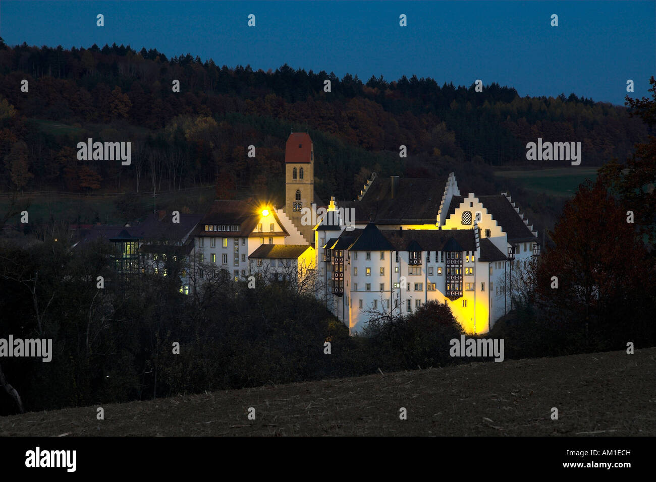 Blumenfeld Castle, today old peoples home, Blumenfeld, Hegau, Konstanz district, Baden-Wuerttemberg, Germany Stock Photo