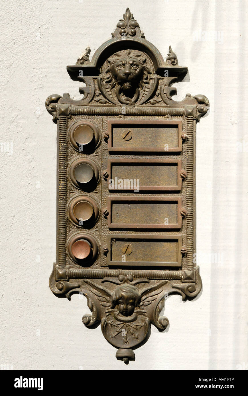 Schaffhausen - old device from a door-bell - Switzerland, Europe Stock  Photo - Alamy