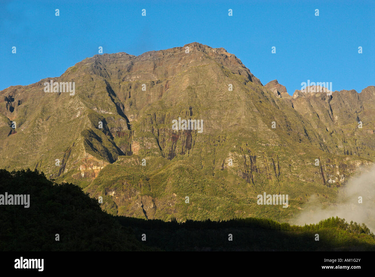 Piton des Neiges volcano, caldera Cirque de Salazie, La Reunion Island