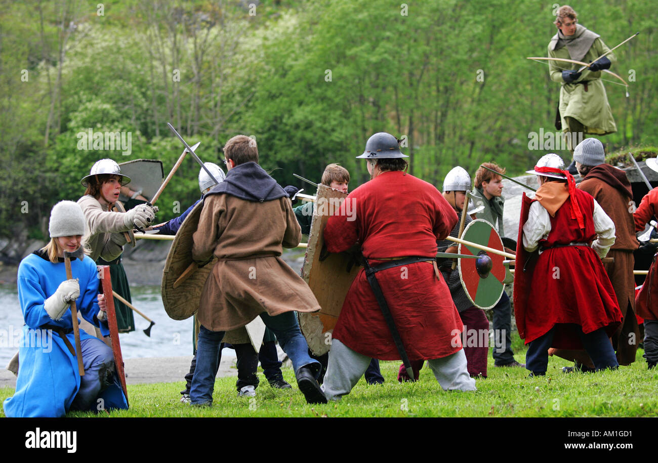 Medieval farm reenactment hi-res stock photography and images - Alamy
