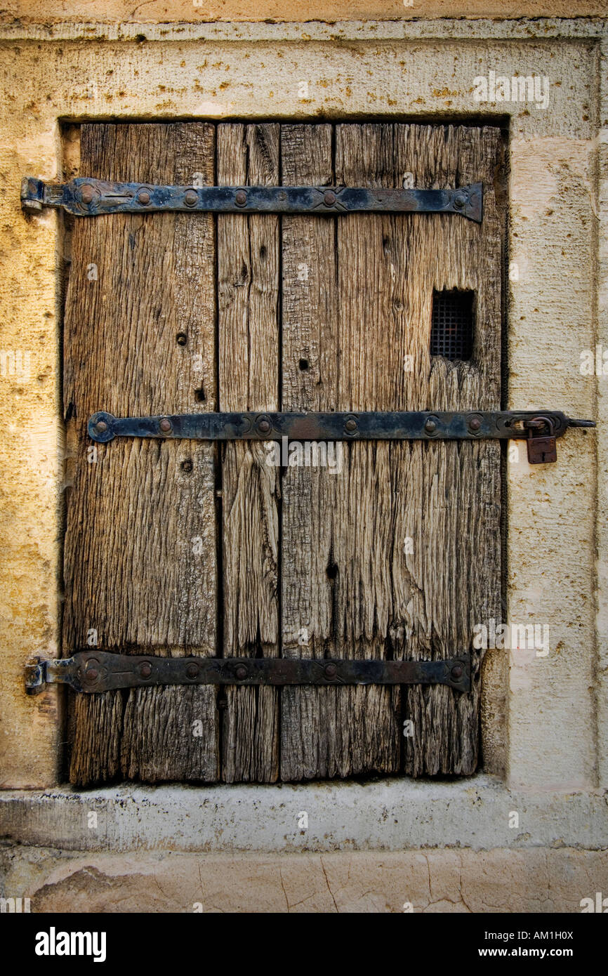 Old wooden door Stock Photo