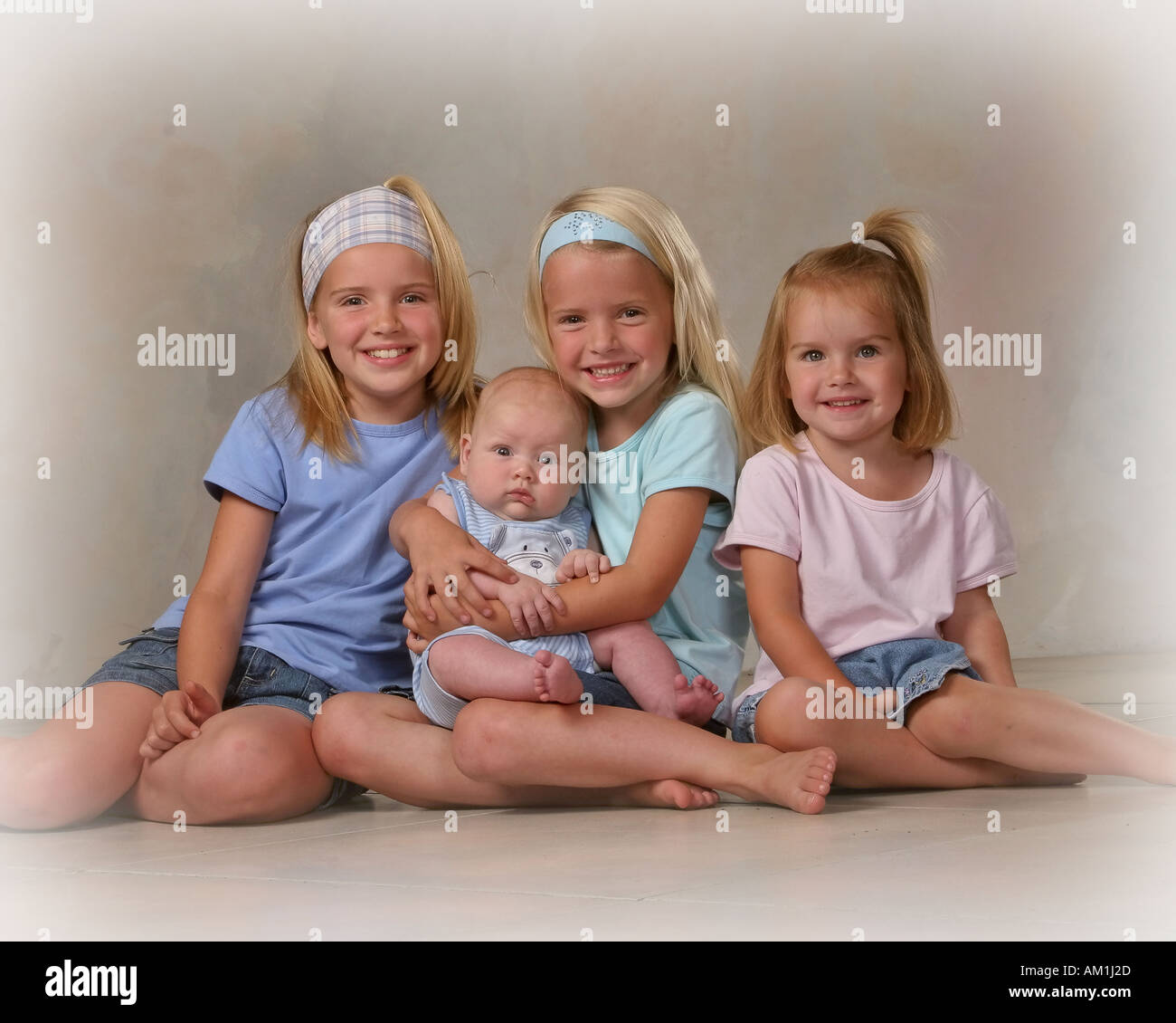 Three sisters baby brother mcmasters hi-res stock photography and ...