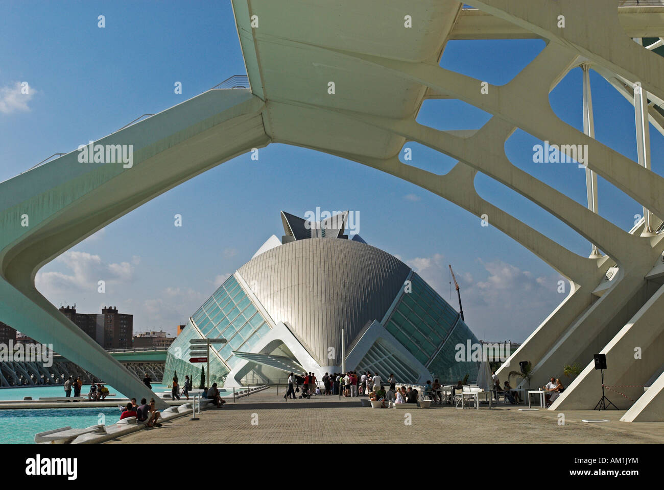 IMAX movie theater Hemisferic, City of Arts and Sciences, City of