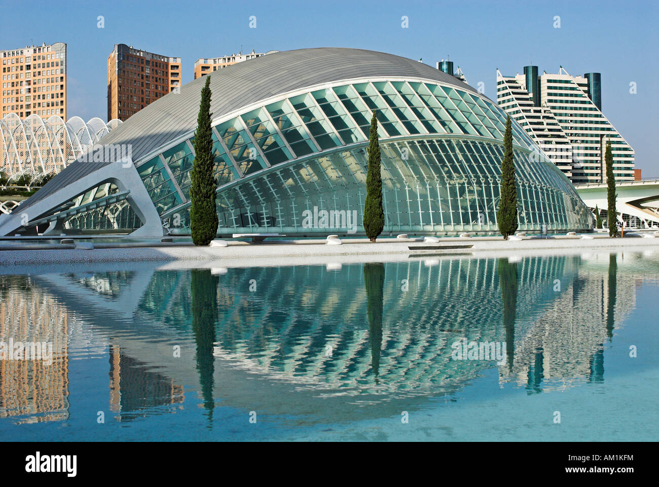 IMAX movie theater Hemisferic, City of Arts and Sciences, City of