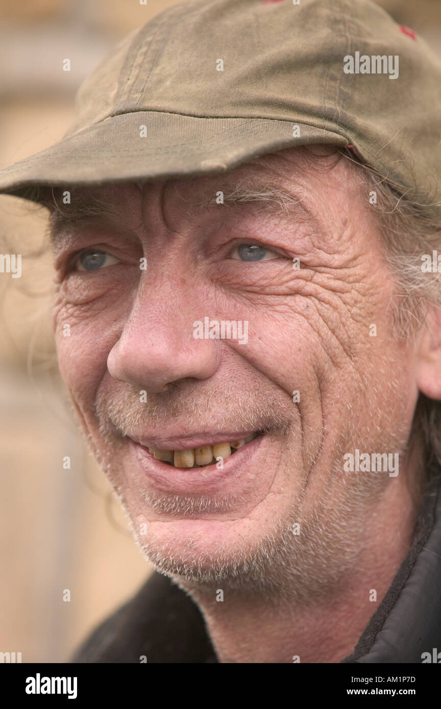 Brian Duckworth an unemployed ex miner from Brierfield Lancashire Stock Photo