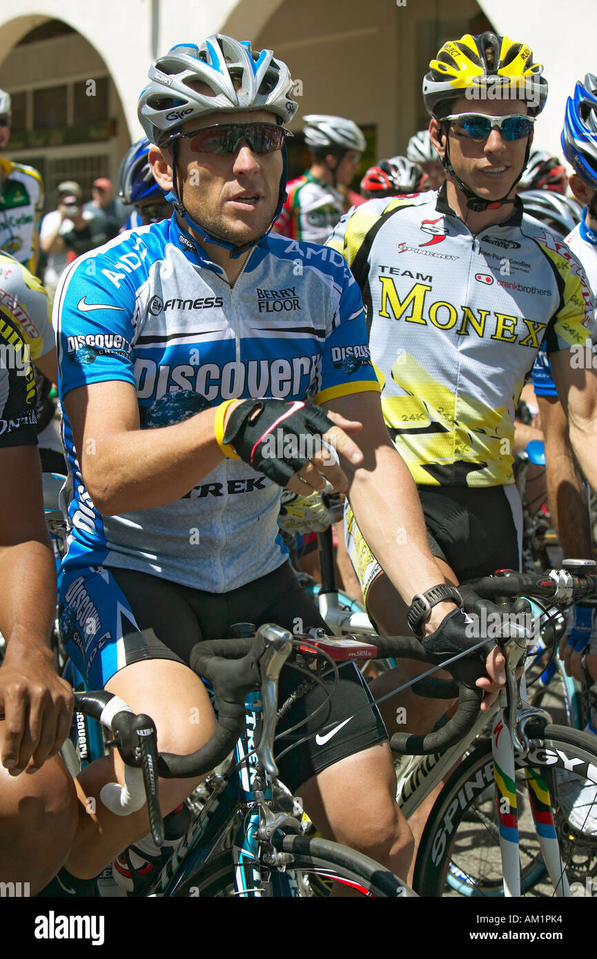 Seven time world champion winner of the Tour de France Lance Stock Photo -  Alamy