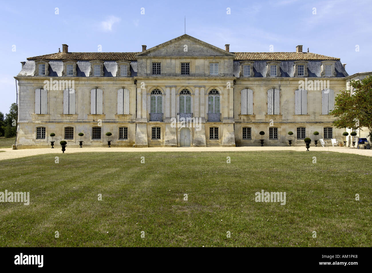 chateau de la gataudiere charente maritime charentais  france french country house mansion splendid opulent wealth bourgeois pro Stock Photo