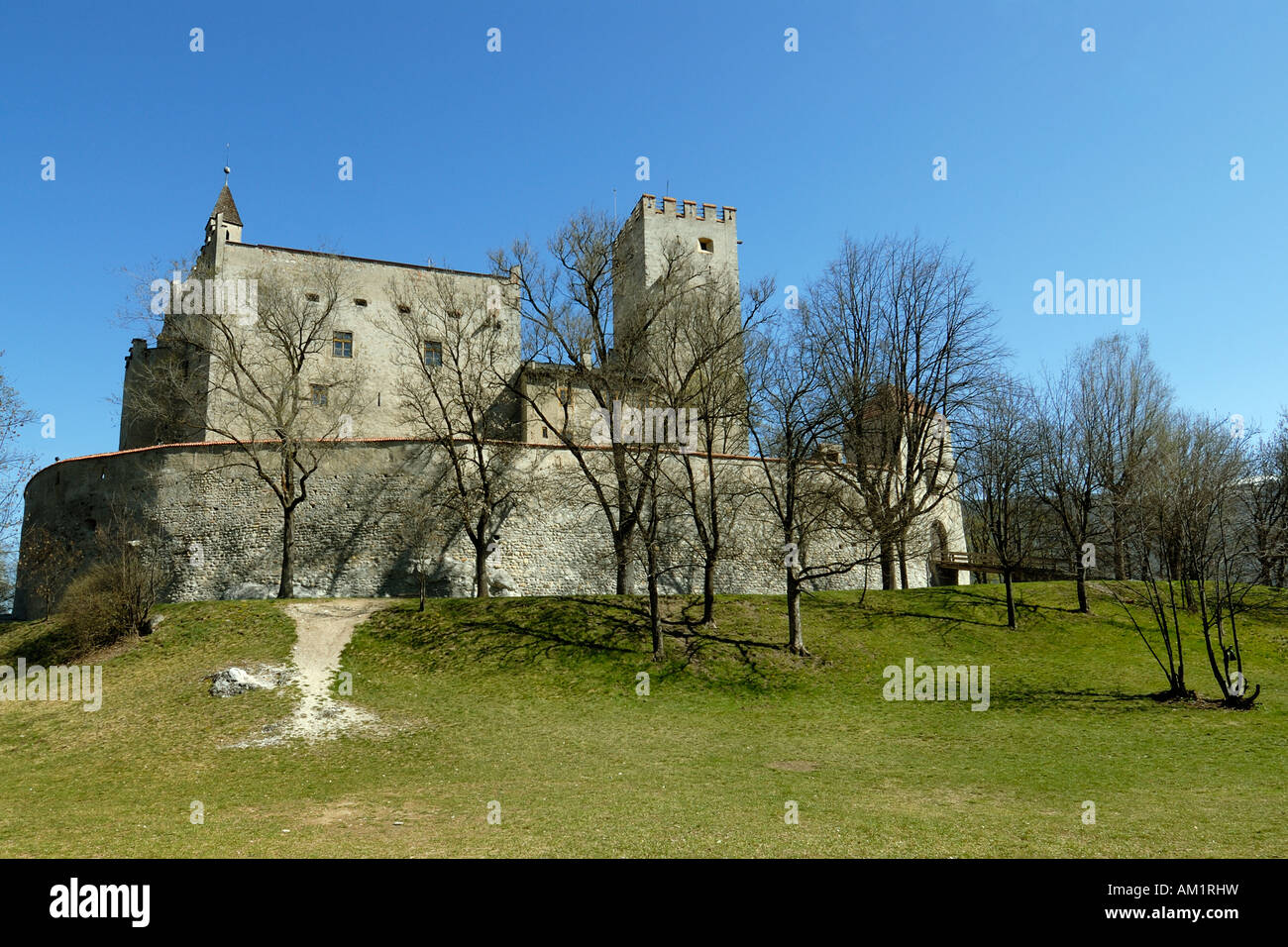 Bruneck castle, Castello di Brunico, South Tyrol, Italy Stock Photo