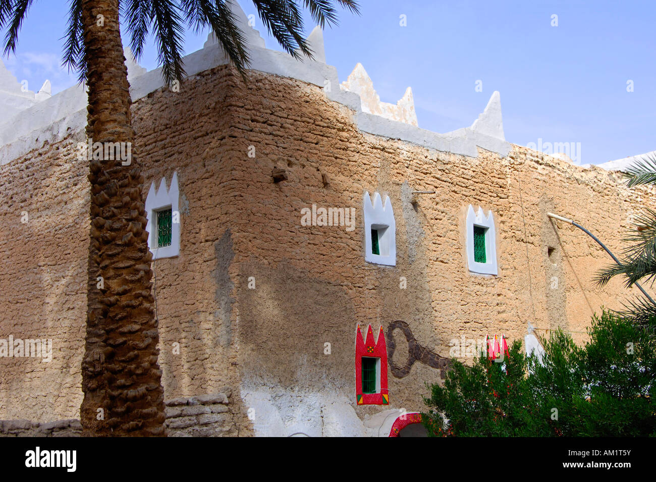 Traditional house in the old town of Ghadames, UNESCO world heritage, Libya Stock Photo