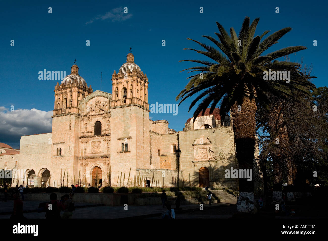 The Facade of the baroque colonial style Santo Domingo de Guzman Church ...