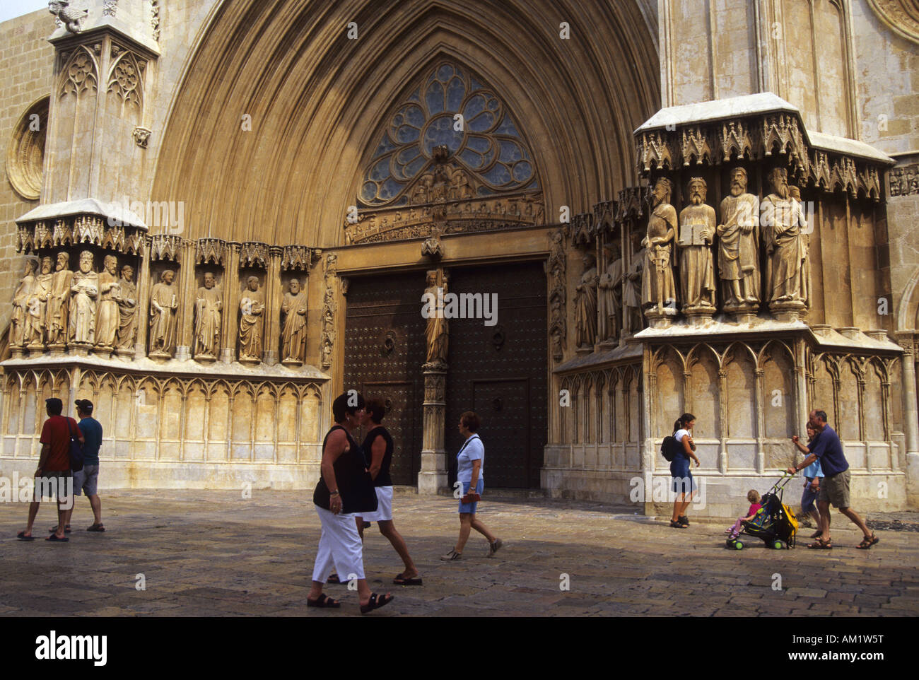 Gothic Cathedral TARRAGONA Catalonia Spain Stock Photo Alamy