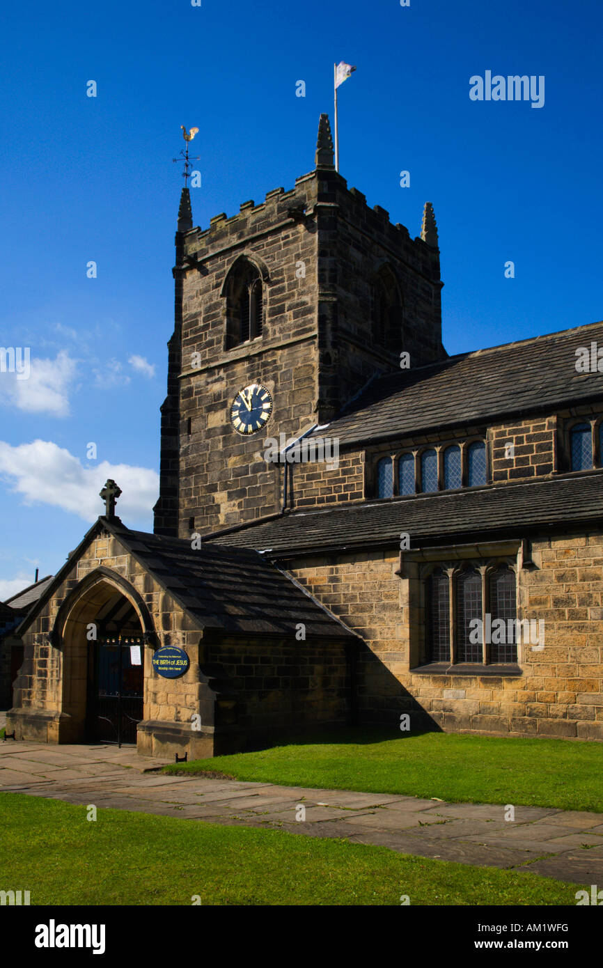 All Saints Church Ilkley West Yorkshire England Stock Photo