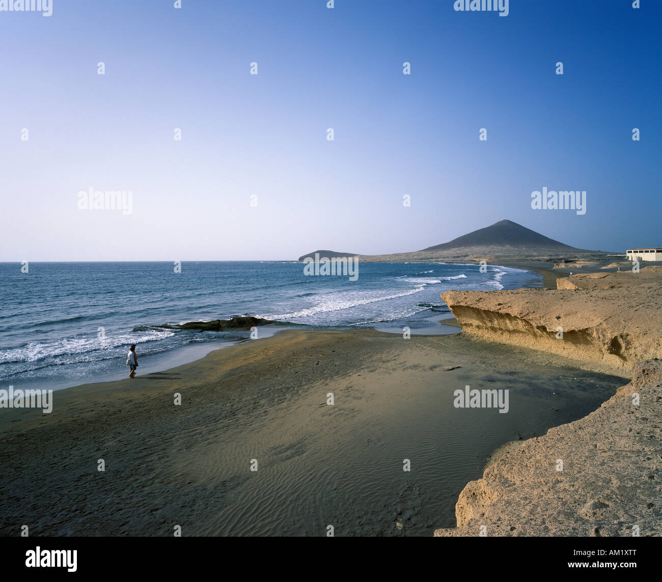 El Médano, Playa del Médano, Tenerife, Canary Islands, Spain Stock Photo