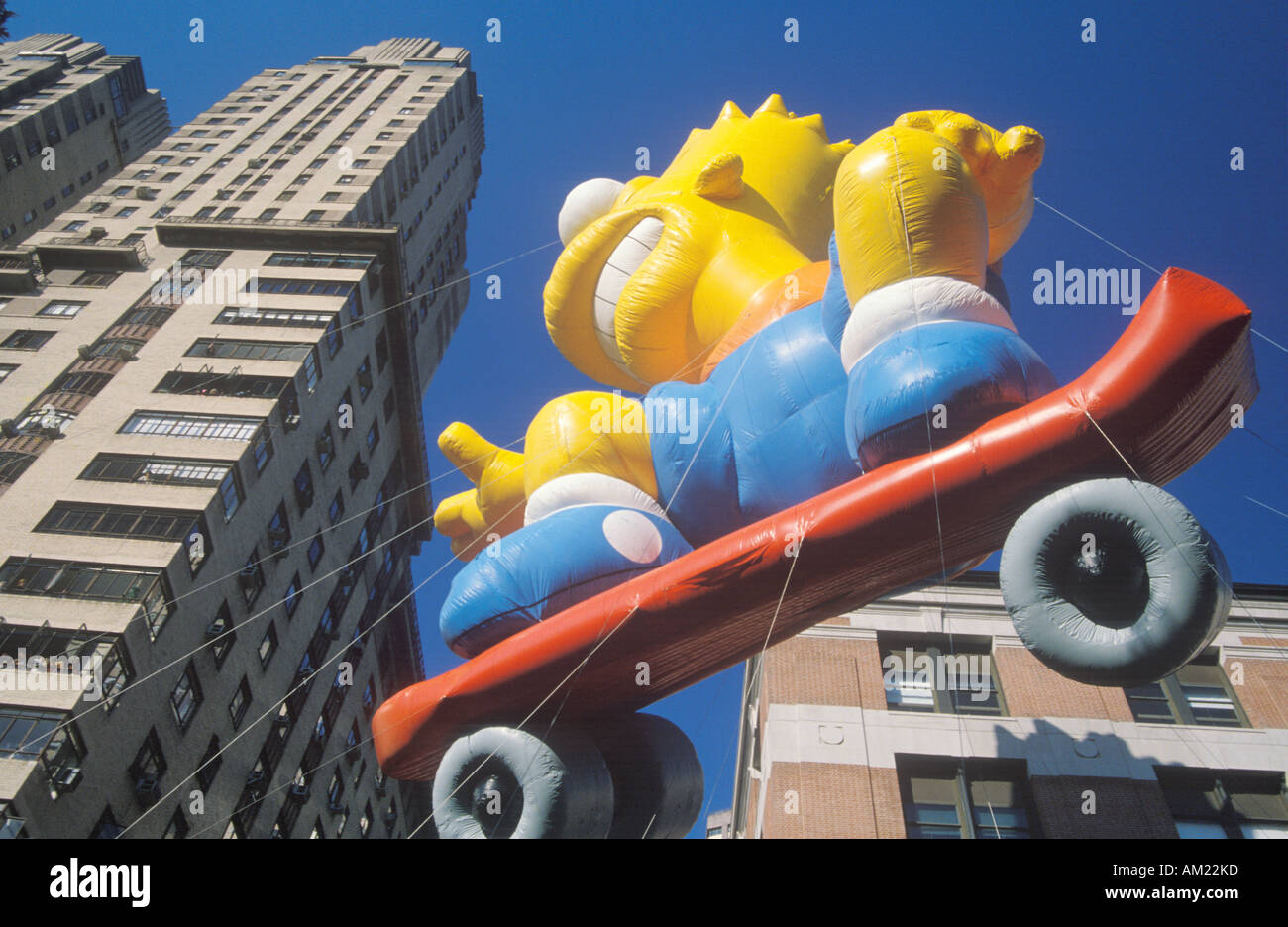Bart Simpson Balloon in Macy s Thanksgiving Day Parade New York City New  York Stock Photo - Alamy