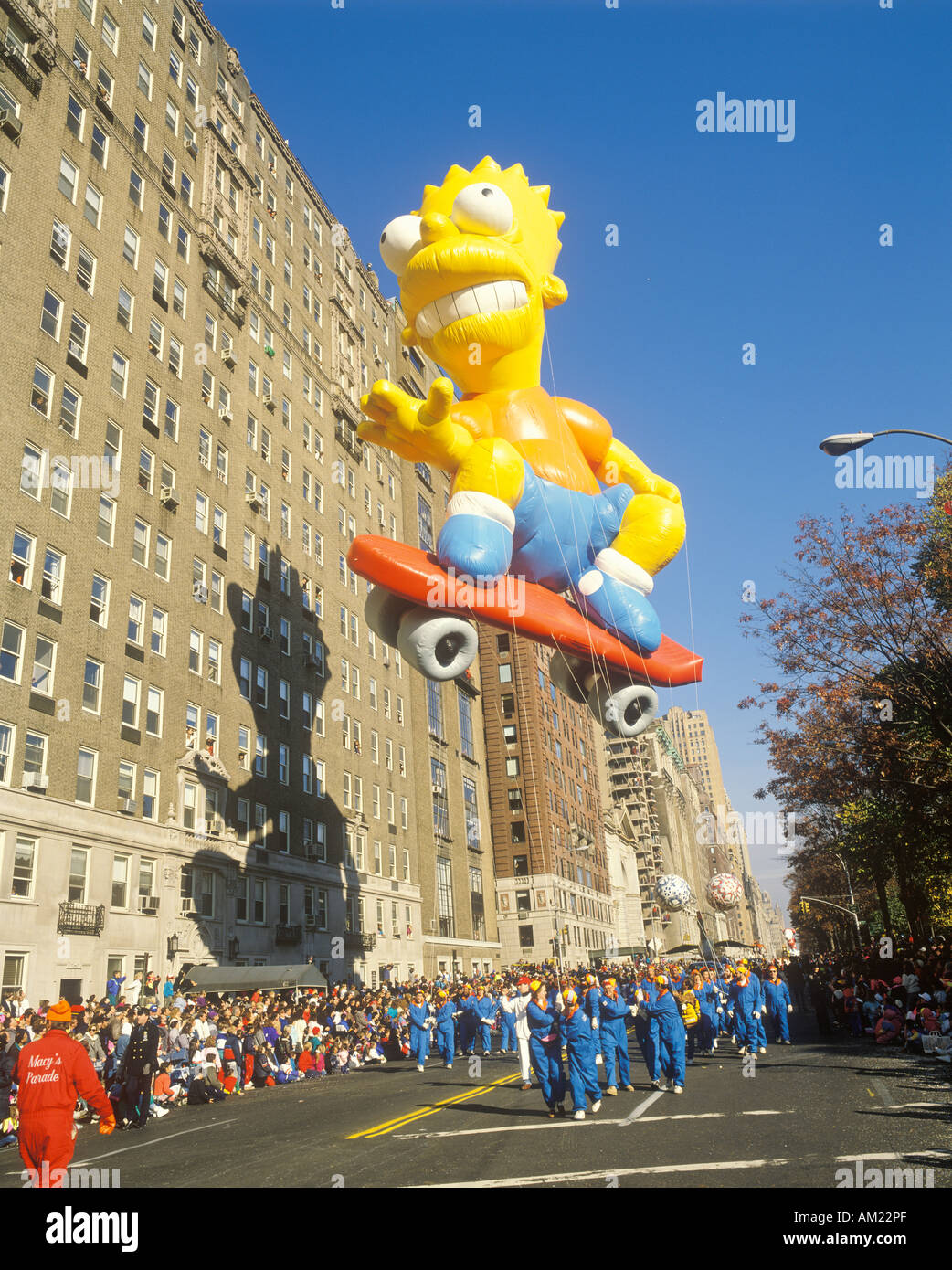 Bart Simpson Balloon in Macy s Thanksgiving Day Parade New York City New  York Stock Photo - Alamy