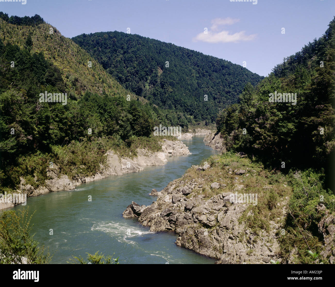 geography / travel, New Zealand, landscapes, South Island, Buller River