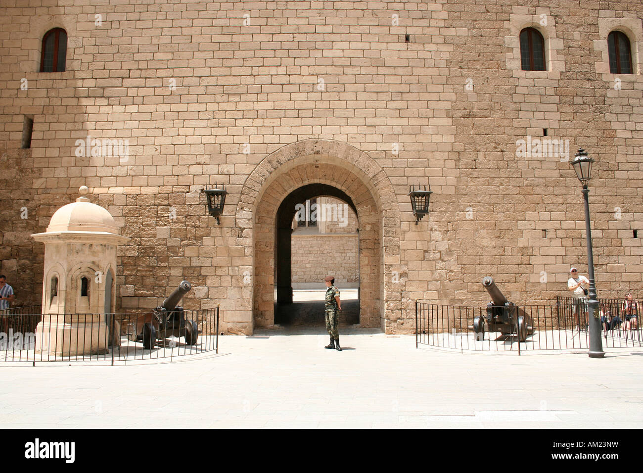 Palace entrance, Palma, Mallorca, Spain Stock Photo