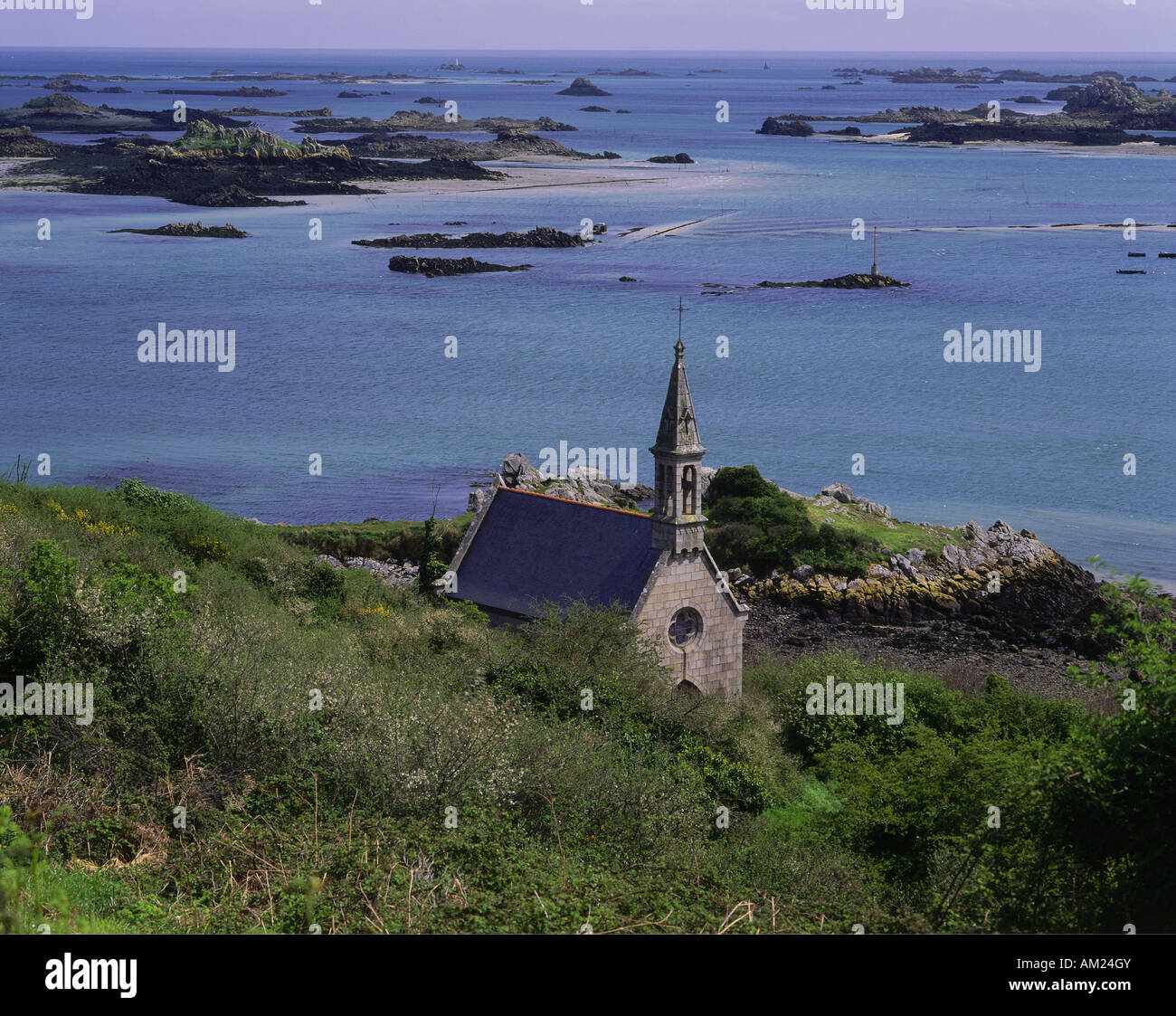 geography / travel, France, Brittany, landscapes, Cotes d'Armor, chapel