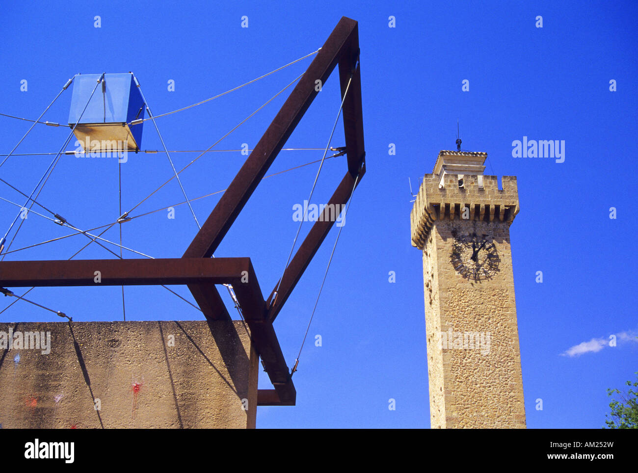 Mangana Tower CUENCA Castilla La Mancha Spain Stock Photo