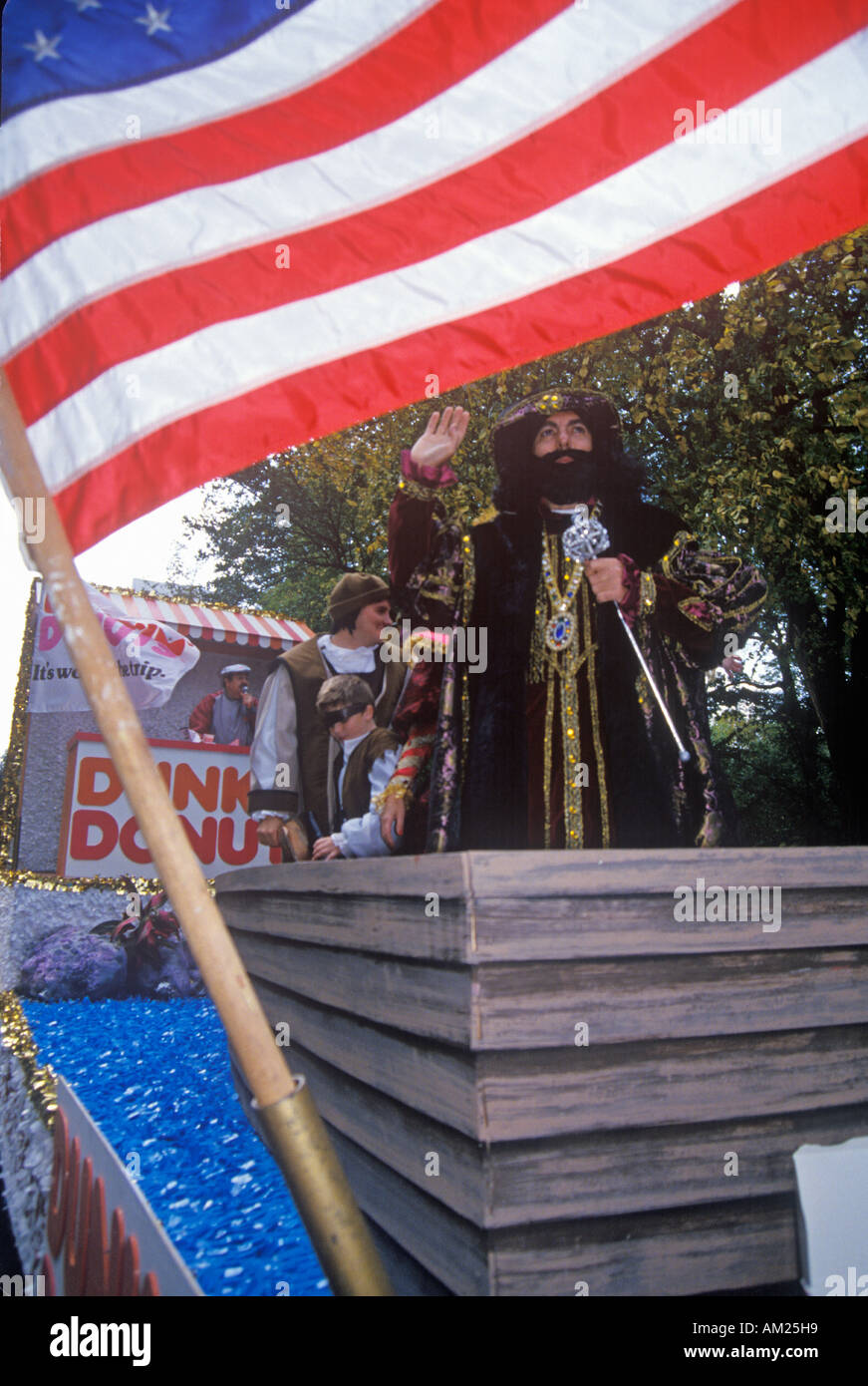 Christopher Columbus float Columbus Day Parade New York City New York